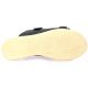 Eva frutos Nu pieds cuir noir