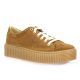 So send Baskets cuir velours camel