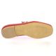 So send Ballerines cuir vernis rouge