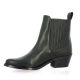 So send Boots cuir noir