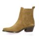 So send Boots cuir velours tabac