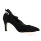 Maroli Escarpins cuir velours noir