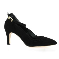 Maroli Escarpins cuir velours noir