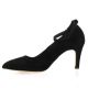 Maroli Escarpins cuir velours noir