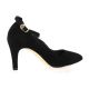 Maroli Escarpins cuir velours noir