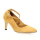 Maroli Escarpins cuir velours camel