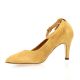 Maroli Escarpins cuir velours camel