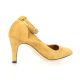 Maroli Escarpins cuir velours camel