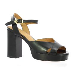 Maroli Nu pieds cuir noir