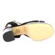 Maroli Nu pieds cuir noir