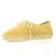 Pao Espadrille cuir velours camel