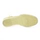Pao Espadrille cuir velours camel