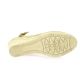 Pao Espadrille cuir velours camel