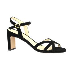 Vidi studio Nu pieds cuir velours noir
