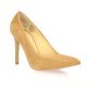 Vidi studio Escarpins cuir velours camel