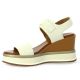 Inuovo Nu pieds cuir velours beige