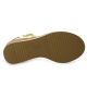 Inuovo Nu pieds cuir velours beige