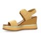 Inuovo Nu pieds cuir velours camel