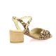 Pao Nu pieds cuir velours leopard