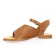 Creator Nu pieds cuir cognac