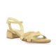 Pao Nu pieds cuir velours beige