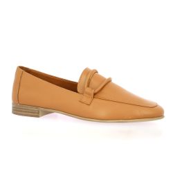 Coco abricot Mocassins cuir camel