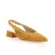 Pao Escarpins cuir velours cognac
