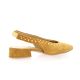 Pao Escarpins cuir velours cognac