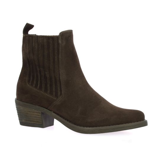 So send Boots cuir velours marron