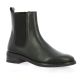 So send Boots cuir noir