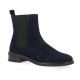 So send Boots cuir velours marine