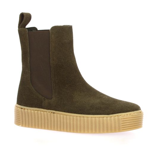 So send Boots cuir velours marron