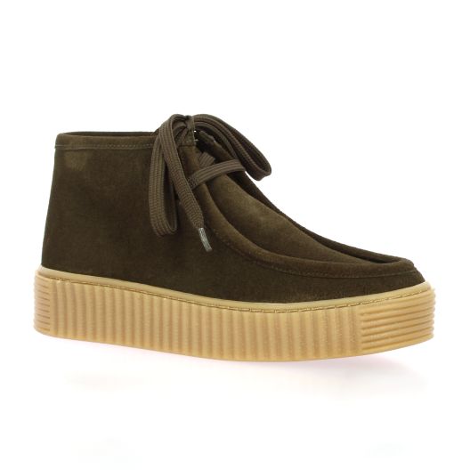So send Boots cuir velours marron