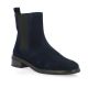 So send Boots cuir velours marine