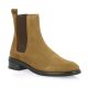 So send Boots cuir velours tabac