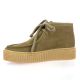 So send Boots cuir velours taupe fonce