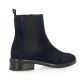 So send Boots cuir velours marine