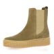 So send Boots cuir velours taupe fonce