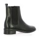 So send Boots cuir noir