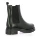 So send Boots cuir noir