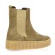 So send Boots cuir velours taupe fonce
