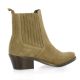 So send Boots cuir velours taupe