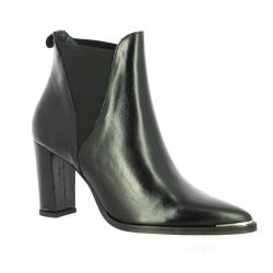 Maroli Boots cuir glacé noir