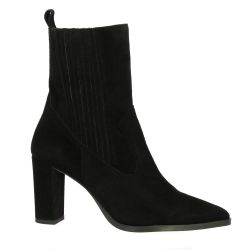 Maroli Boots cuir velours noir