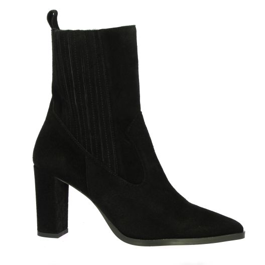 Maroli Boots cuir velours noir
