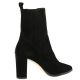 Maroli Boots cuir velours noir