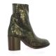 Maroli Boots cuir croco marron