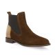 Maroli Boots cuir velours marron