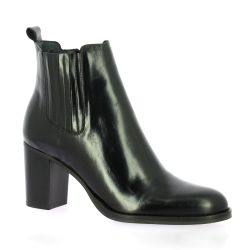 Maroli Boots cuir glacé noir