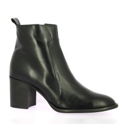 Maroli Boots cuir glacé noir